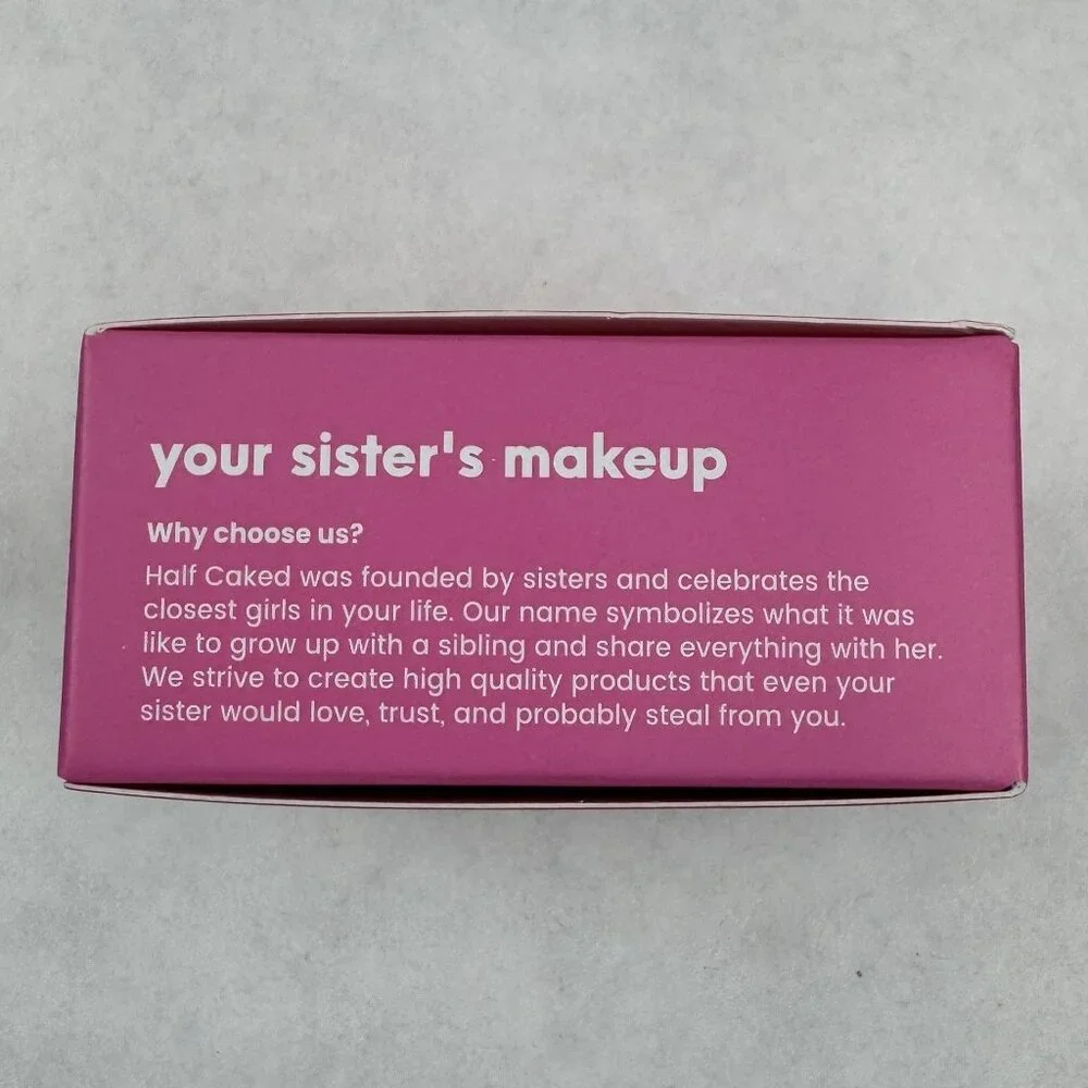 Half Caked Star Bright Loose Setting Powder Translucent 8.5G Makeup Vegan NEW